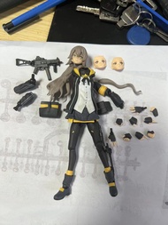 Duezkup Girls' Frontline: Ump45 Figma Action Figure, Fine Box Ump45 Computer Desk Decoration 5.5inch