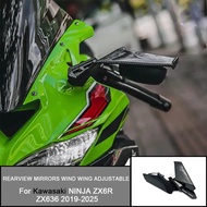Big sale For Kawasaki NINJA ZX6R ZX4R ZX25R ZX4RR ZX 6R Motorcycle Modified Rearview Mirrors Wind Wi