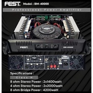 Audio Power FEST BM 40000 Original Amplifier FEST BM-40000 Class H