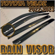 TOYOTA VELOZ 2022-2023 RAIN VISOR (veloz accessories)