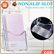 Modern Brochure RackAcrylic Display Holder SET Wall Mount Transparent A6 Flyer Booklet Menu Stand