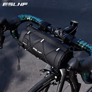 ESLNF Bicycle Handlebar Bag 2.5L Waterproof Multifunctional Bike Frame Pannier Outdoor Shoulder Bag 