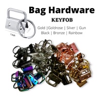 Key Fob Hardware Key Chain Fob Wristlet Hardware with Key Ring for Lanyard Wristlet Clutch