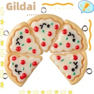 GILDAI 30Pcs, (4.5mm) thick Resin Pizza Charms, Smooth and comfortable to touch 1.16 inch(29.5mm) lo