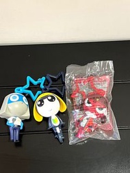 （3100）2007年產品全新麥當勞玩具軍曹Keroro 套裝3件,約高9.5x 濶6cm.清貨價$80,散買1隻$30,全要優先