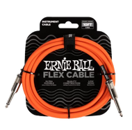 Ernie Ball Flex 10ft Instrument Cable for Guitar Bass Guitar Colorful Guitar Cable with S-L or S-S H
