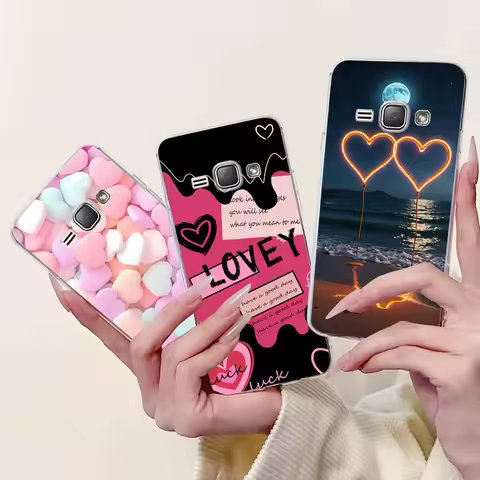 For Samsung Galaxy J1 Mini Case SM-J105F Cover Cute Love Heart Cartoon Dragon Soft Silicone Cover Fo