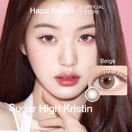 HapaKristin คอนแทคเลนส์ รายเดือน รุ่น Sugar High Kristin สี Beige (2pcs/box)