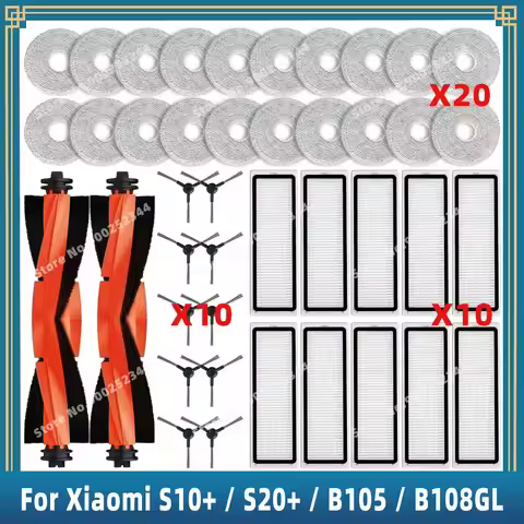 Compatible For Xiaomi Robot Vacuum S20+ / S10 Plus / B108GL / B105 / B108CN B113CN Parts Accessories