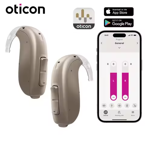 Oticon hearing aid Jet 2 BTE PP115db 48Channel Programmable Digital hearing aids Mobile Phone Remote