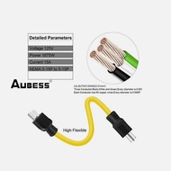 RV Power Cord Power Cable Prevent Oxidation Home Decoration Easy To Use 12AWG Power Cord Cable Save Time Power Extension Cord Cable Assembly AC Power AUBESS