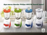 Blender Kaca Philips HR 2116/00/30/40/60 Kapasitas 2L