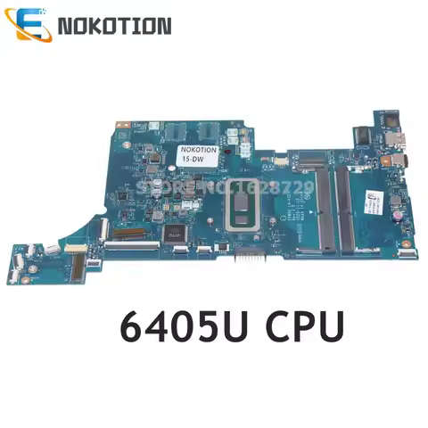 NOKOTION FPW50 LA-H323P M13687-601 M13687-001 FOR HP 15-DW 15S-DU Laptop Motherboard With 6405U CPU 