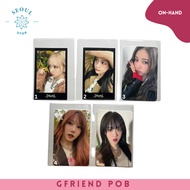 GFRIEND POB - EUNHA UMJI YERIN SINB SOWON OFFICIAL PHOTOCARD