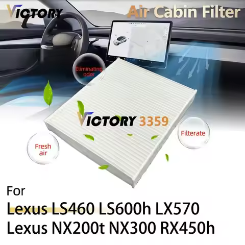1x Cabin Filter Air Conditioning For Lexus LS460 LS600h LX570 NX200t NX300 NX300h RX350 RX450h Scion