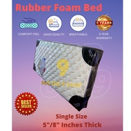 Mr online shop-[5 TAHUN WARRANTY] 8 INCH Single Size Mattress Rubber FOAM direct from Factory / TILA