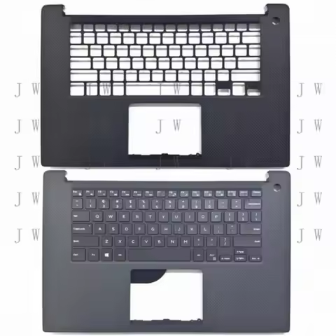 DDJ For Dell XPS15 9570 7590 Precision 5530 5540 Upper Palmrest Case Backlit keyboad