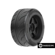 PRO-LINE 1/7 TOYO PROXES R888R S3 REAR 53/107 2.9" BELTED MOUNTED 17MM 5-SPOKE (2) PRO1020010
