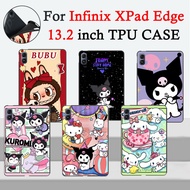 For Infinix XPad Edge Tablet 13.2'' 2026 LTE / WiFi Cartoon Cute Soft TPU Tablet Case Shockproof