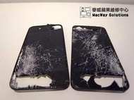 [台中 麥威蘋果] Apple維修中心! iPhone 4/ 4S 觸控玻璃螢幕面板破裂 泡水維修 背殼破裂