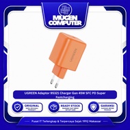 UGREEN Adaptor 95321 Charger Gan 45W SFC PD Super Fastcharging