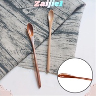 ZAIJIEEE Wooden Spoon Tableware Desserts Condiment Japanese Kids Spoon Rice Soup Honey Tea Scoops