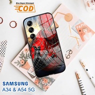 Softcase Glass Kaca SAMSUNG A34 & SAMSUNG A54 (5G) - Case Handphone SAMSUNG A34 & SAMSUNG A54 (5G) [
