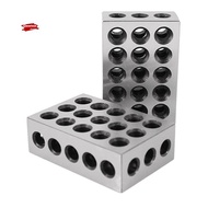2PCS Blocks Gauge Hardened Steel Parallel Block Set Matched Machinist Milling Tool  25-50-75Mm