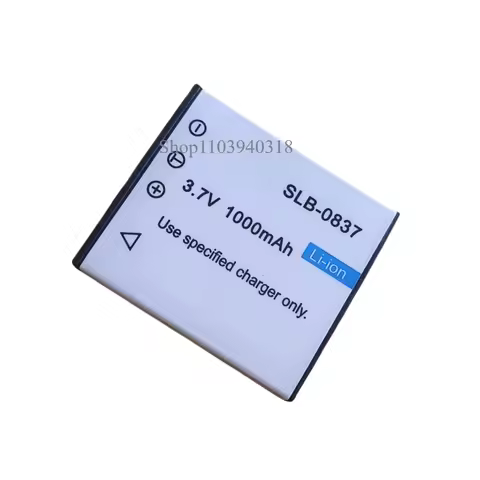For Samsung Camera SLB-0837 I5 I6 L73 L50 L60 NV3 NV5 NV7 Capacity 1000mAH 3.7V Battery
