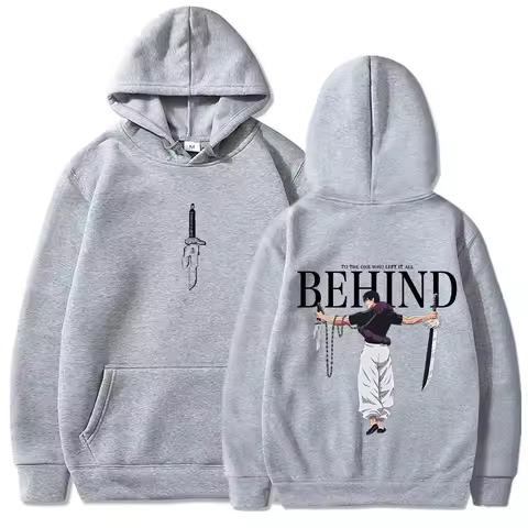 Jujutsu Kaisen Anime Hoodies Men Women Fushiguro Toji Manga Hooded Pullover Gothic Sweatshirts Hip H