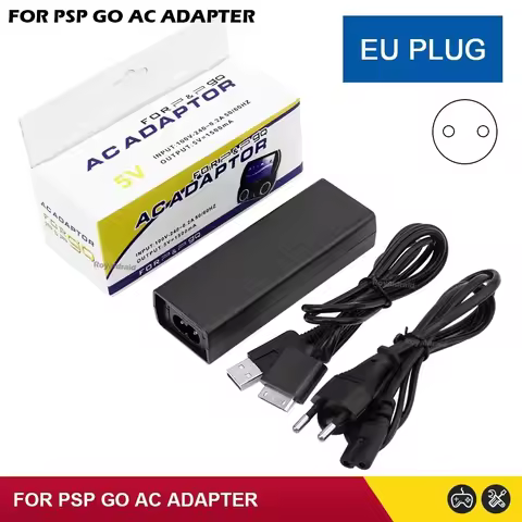 EU US Plug 5V Home Wall USB Charger Power Supply AC Adapter for PSP GO pspgo Charging Cable Data Cor