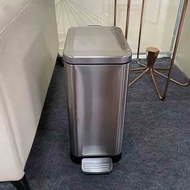 18L Stainless steel Trash Bin Dustbin Tong Sampah