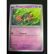Pokemon Card  CRI EN 034/086 Deoxys
