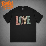 COD Fanfei Vintage Print T-Shirt Black Roman Bible John 3:16 Love 1 Corinthians 12:9 Casual Faithful