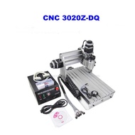 3 Axis 3020Z-DQ CNC Router Engraver Cutting Machine CNC 3020 with Ball Screw + 20x 3.175mm 1/8" Tung