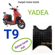 Karpet sepeda motor listrik YADEA T9 BAHAN KARET ASLI 