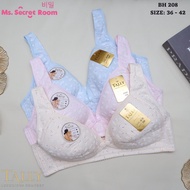 KATUN TALLY BRA 208 NURSING BRA | CUP C | FULL CUP | No Foam | No Wire | SIZE 36-42 | Hook 3 | COTTO