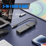 USB C Docking Station Multi-Port Hub with HDMI Interface Fast Charge 1W2 USB A Port