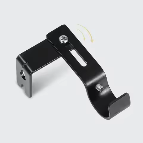 Home Window Curtain Rod Support Curtain Rod Holder Curtain Rod Brackets Rod Bracket Adjustable for W