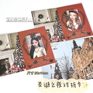 Christmas Folding Card Folding Material Card Set Card Message Card Gift Packaging Card Greeting Card