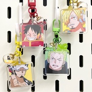 One Piece Pirate King star charm keychain