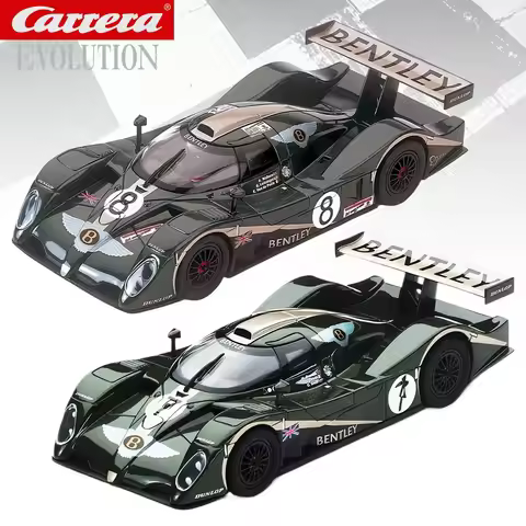 Carrera Slot Car 1:32 Evolution Bentley EXP Speed 8 Team Bentley 2001 Le Mans 25452 No.8 / 25453 Tes