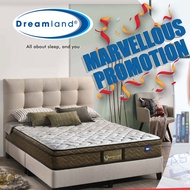 Dreamland MARVELLOUS Latex Comfort / FULL SET Natural Latex Mattress with Bed Frame / Set Katil Tilam