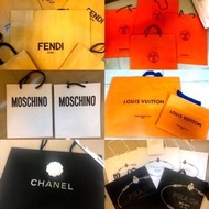 各式名牌正品紙袋 Prada Chanel Hermes LV moschino 後圖為庫存售價