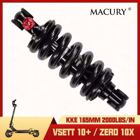 KKE 165mm 2000LBS/IN Variable Damping Shock Absorber for Electric Scooter VSETT 10+ IO HAWK ZERO 10X