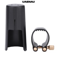 UAENAU ​Ligature Fastener​, ​Plastic Cap​ Black ​Clarinet Ligature​, ​Durable PU Mouthpiece Cover​ ​
