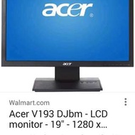 Acer V193 19吋4：3 液晶螢幕，福利品
