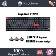 Keychron K17 Pro QMK/VIA Wireless Bluetooth Ultra Thin Low Switch 96% Mechanical Keyboard