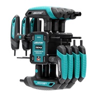 LIBRATON 14 ชิ้นเมตริกและ SAE T Handle Hex Key T - handle Allen ชุดประแจ เครื่องมือซ่อมจักรยานอัตโนม