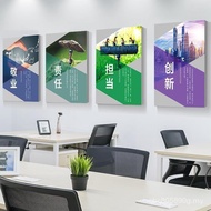 Conference Company Office Background Wall Wall Decoration Culture Corporate Mural Team Exciting Slog